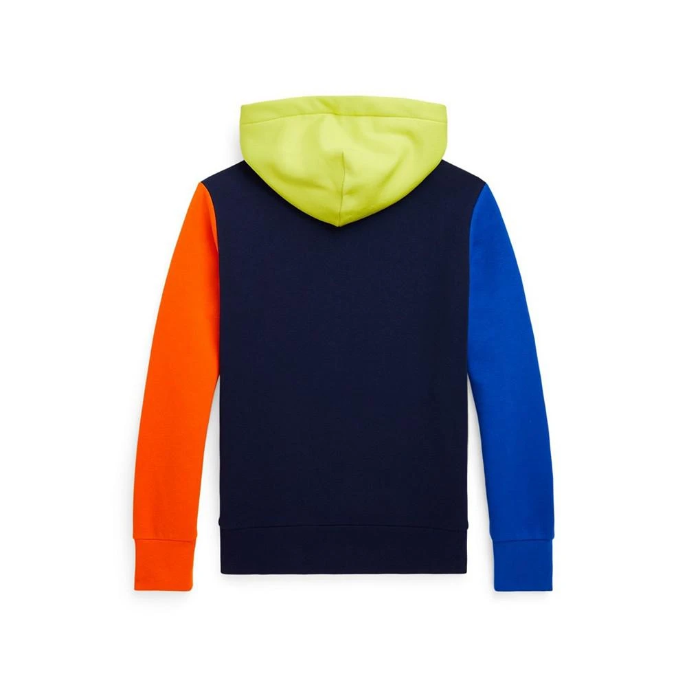 商品Ralph Lauren|Big Boys Polo Bear Color-Blocked Fleece Hoodie,价格¥425,第2张图片详细描述
