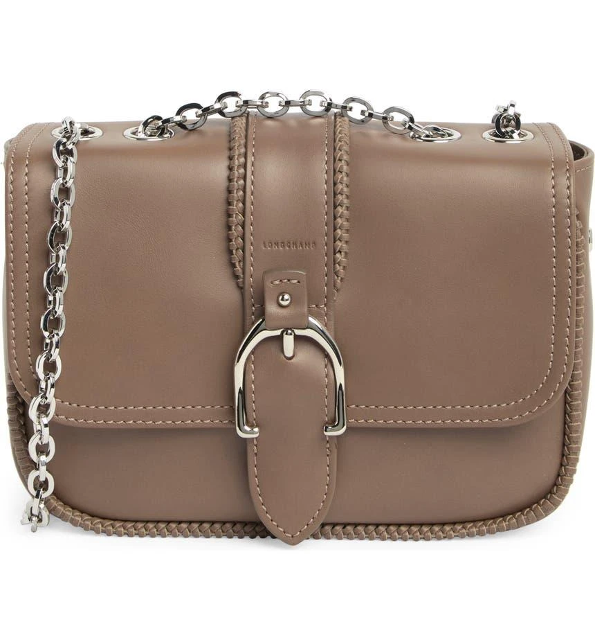 商品Longchamp|Buckle Convertible Leather Shoulder Bag,价格¥2204,第1张图片