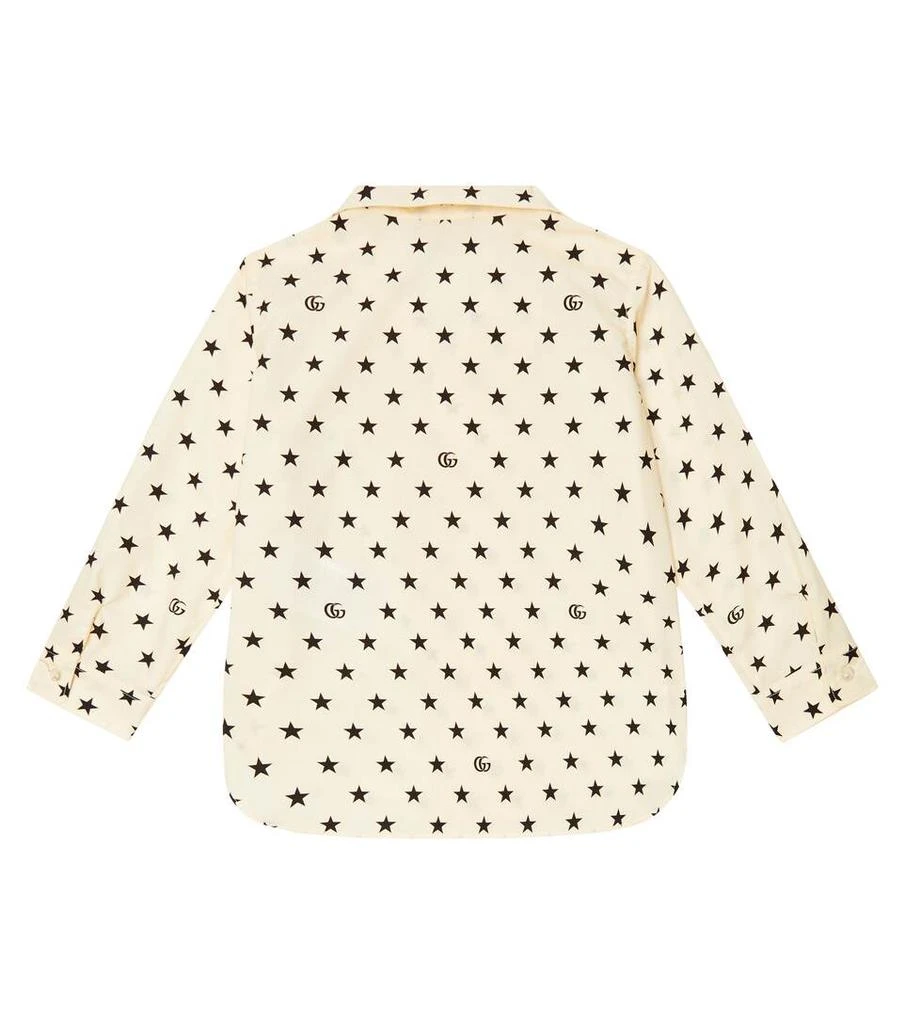商品Gucci|Baby GG Stars cotton poplin shirt,价格¥4098,第2张图片详细描述