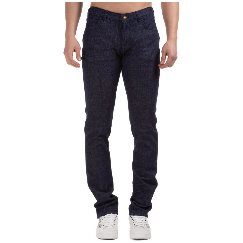 商品Emporio Armani|Emporio Armani Chain Detailed Straight Leg Jeans,价格¥1164,第1张图片