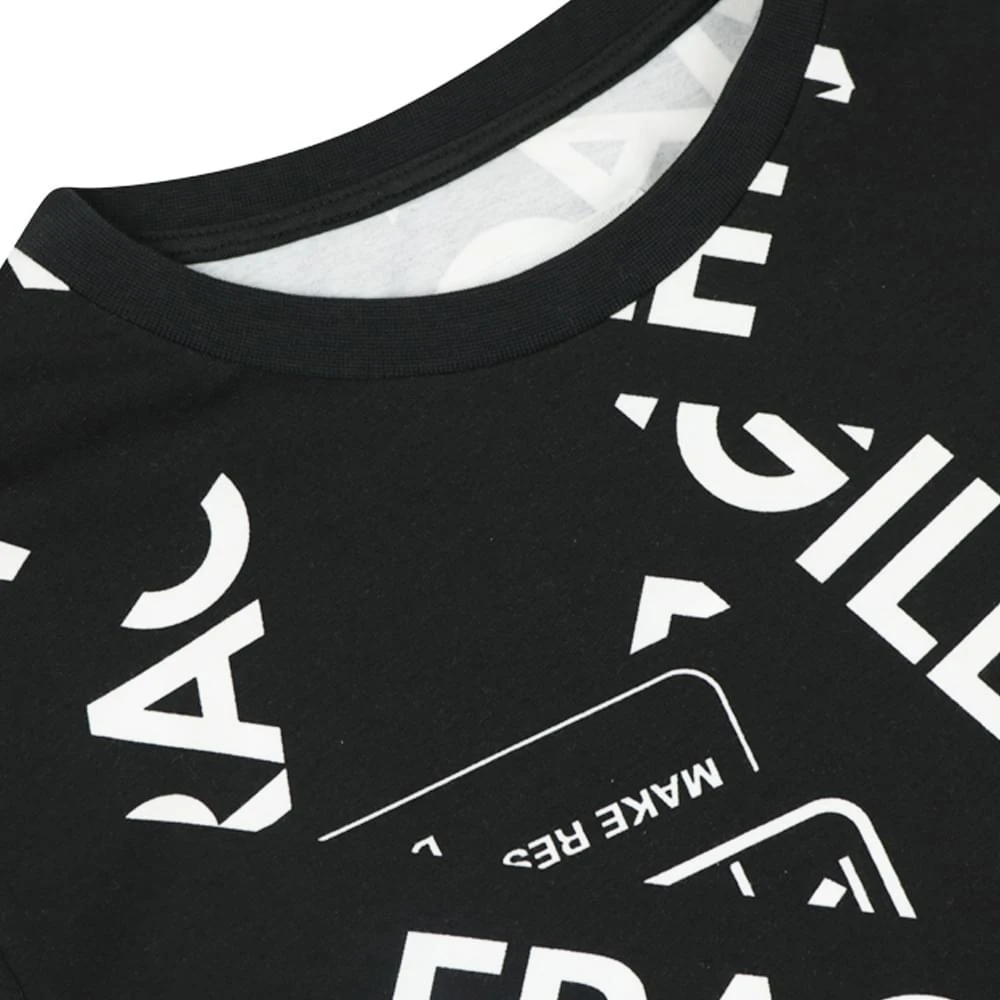 商品MAISON MARGIELA|Fragile Print Black T Shirt,价格¥294,第2张图片详细描述