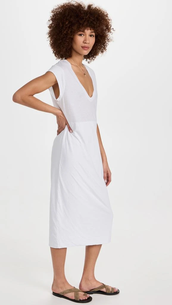 商品James Perse|James Perse V 领卷边袖连衣裙,价格¥767,第4张图片详细描述