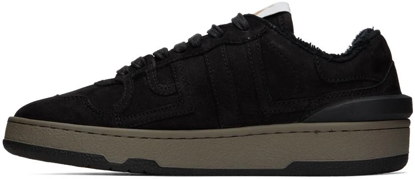 商品Lanvin|Black 'The Clay' Sneakers,价格¥2394,第3张图片详细描述