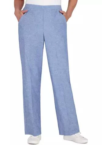 商品Alfred Dunner|Dunner Womens Chambray Pants,价格¥260,第1张图片