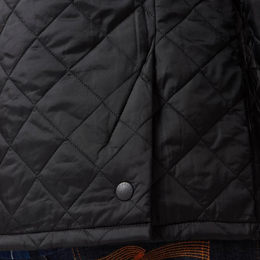 商品Barbour| 男士绗缝翻领夹克外套 黑色,价格¥1084,第5张图片详细描述