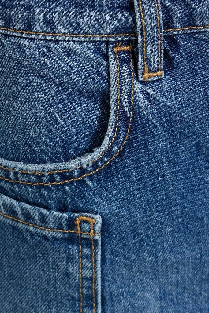 商品FRAME|Frayed denim shorts,价格¥906,第2张图片详细描述