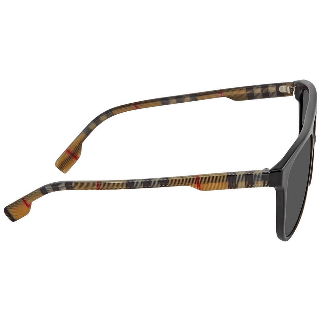 商品Burberry|Burberry Grey Aviator Mens Sunglasses BE4302 300187 56,价格¥759,第5张图片详细描述