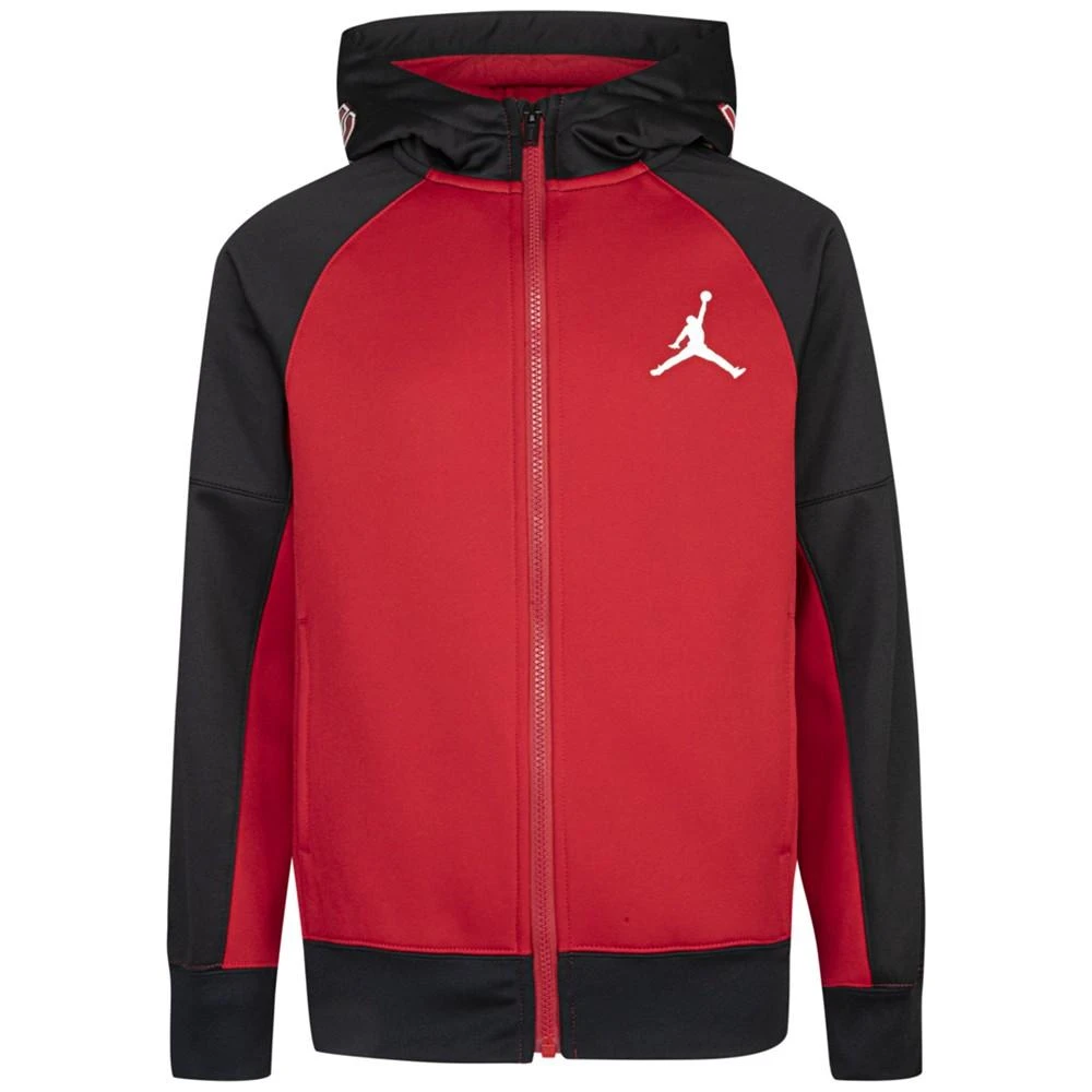 商品Jordan|Big Boys Jumpman Big Sport Therma Full-Zip Sweatshirt,价格¥179,第1张图片