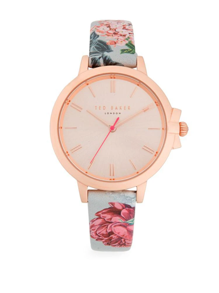 商品Ted Baker London|Floral Analog Watch,价格¥458,第1张图片