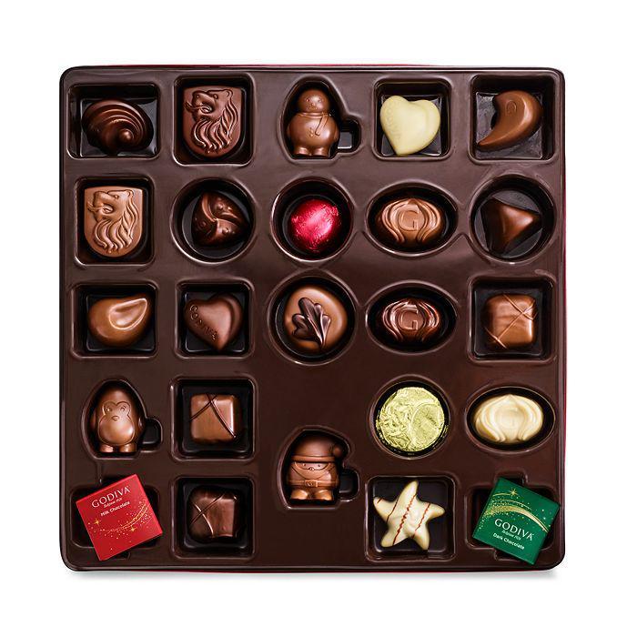 商品Godiva|歌帝梵巧克力圣诞日历,价格¥298,第5张图片详细描述