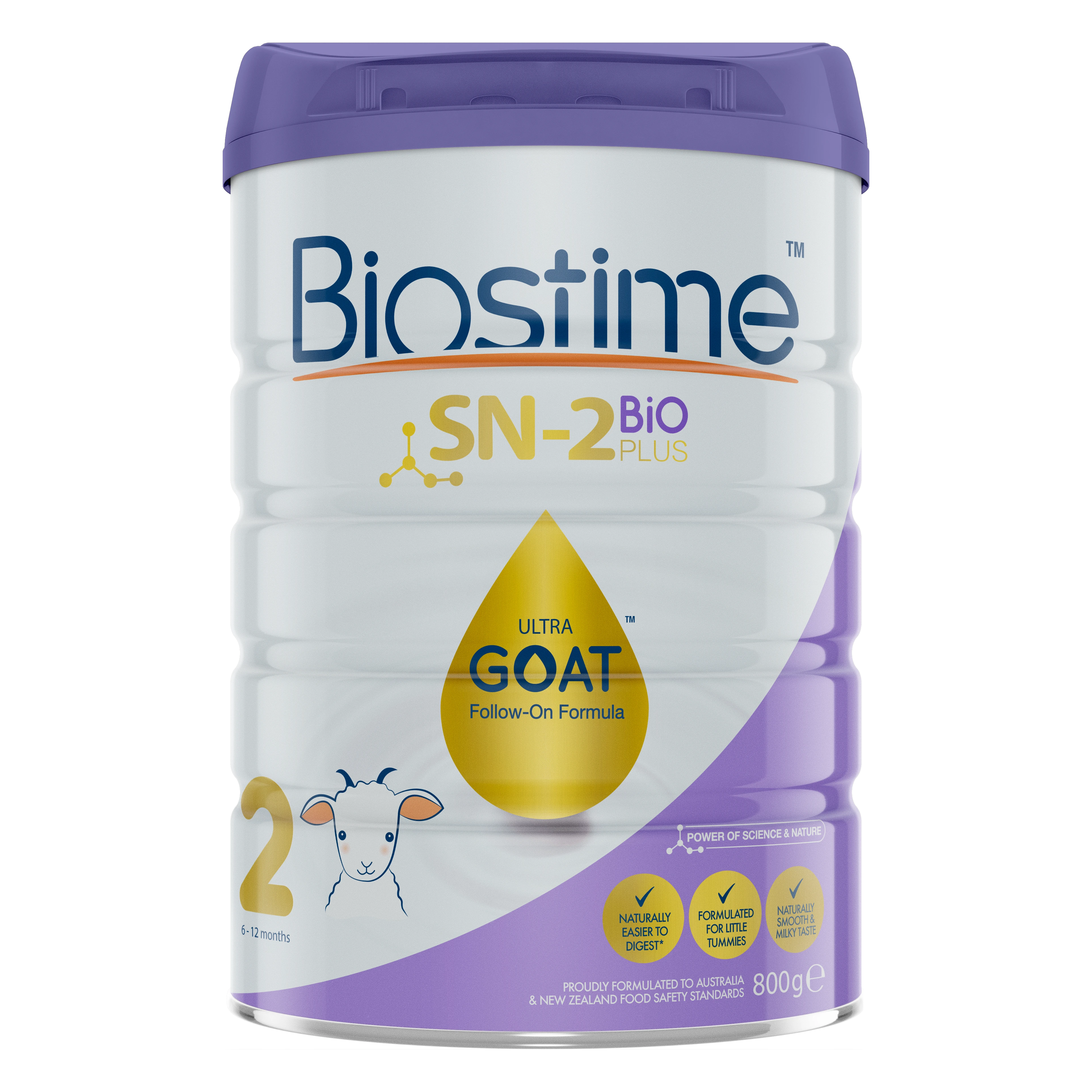 商品Biostime|澳版Biostime合生元 婴幼儿羊奶粉 2段 800g/罐（澳洲直邮发货）,价格¥485,第1张图片