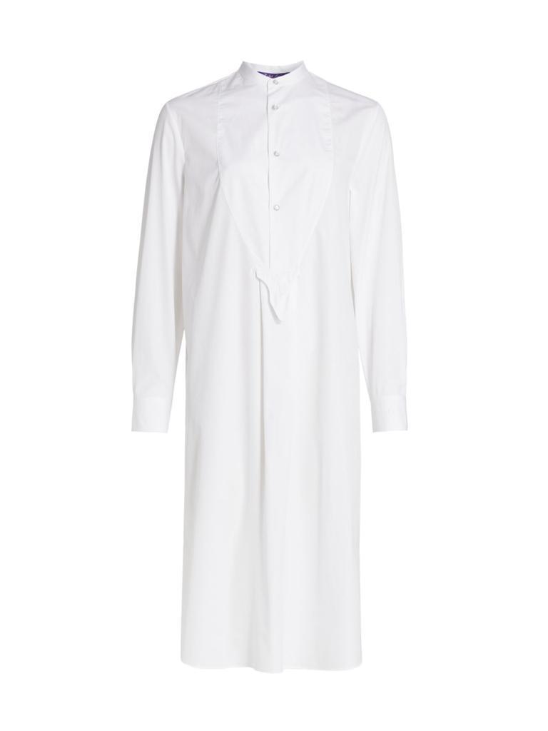商品Ralph Lauren|Garret Broadcloth Bib-Front Day Dress,价格¥2375,第5张图片详细描述