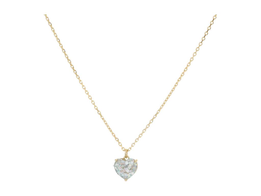 My Love Glitter Heart Pendant Necklace商品第1张图片规格展示