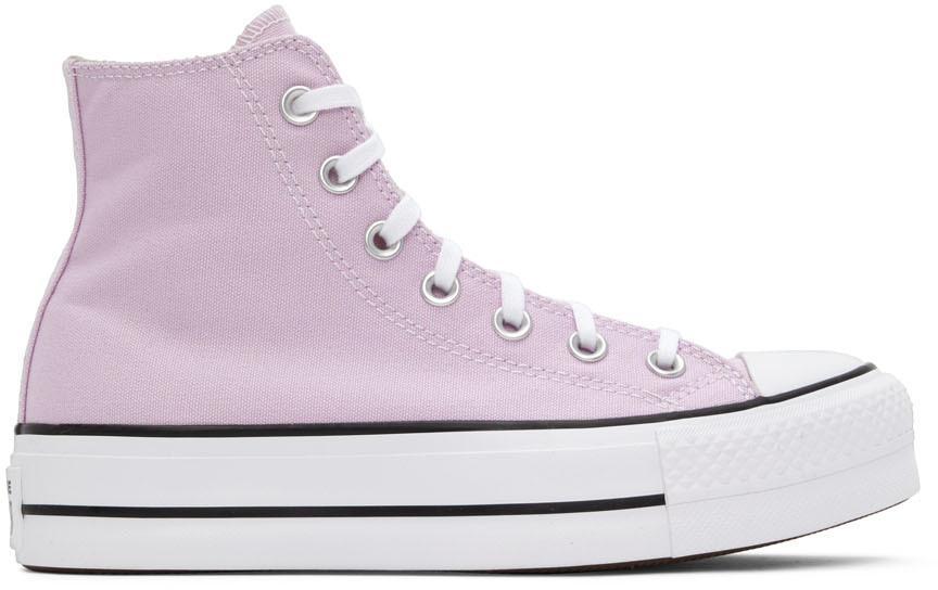 商品Converse|紫色 Chuck Taylor All Star Lift 高帮运动鞋,价格¥664,第1张图片