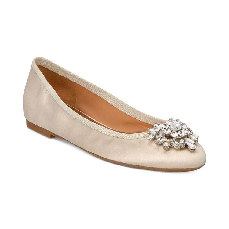 商品Badgley Mischka|Bianca Embellished Evening Flats,价格¥391,第1张图片