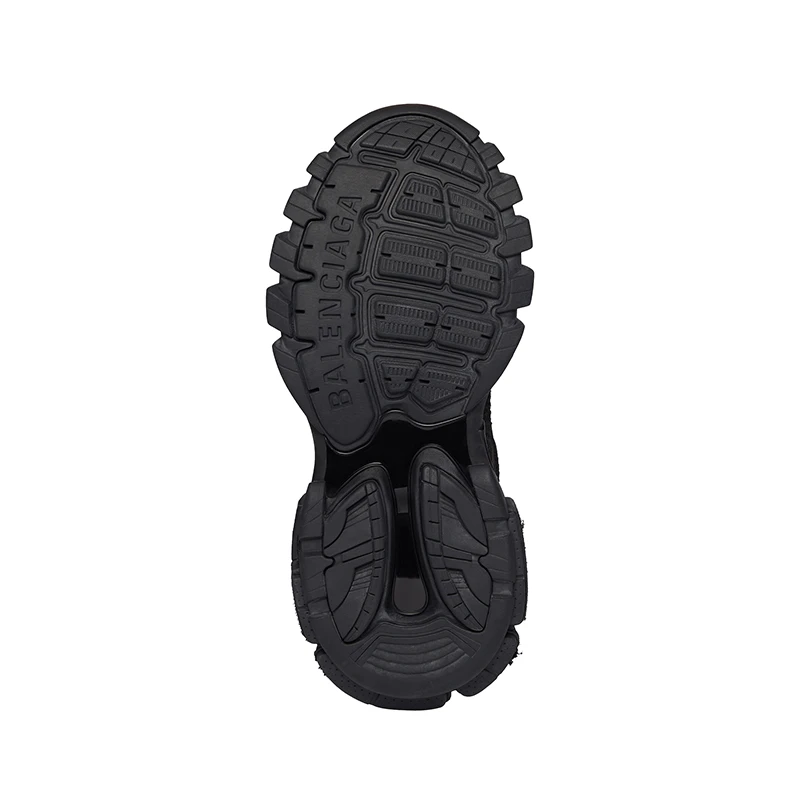 Balenciaga/巴黎世家 22年春夏新款 TRACK.3系列 女士黑色网布尼龙做旧效果运动鞋700873W3RF11090 商品