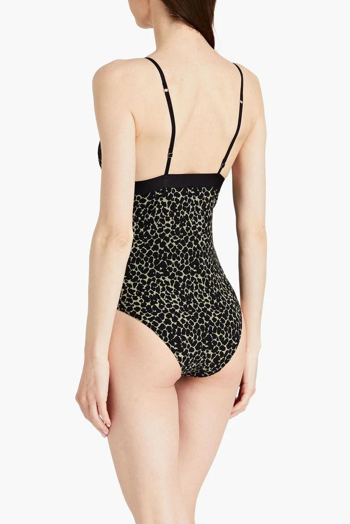 商品LOVE STORIES|Doris lace-trimmed leopard-print stretch-jersey bodysuit,价格¥164,第1张图片