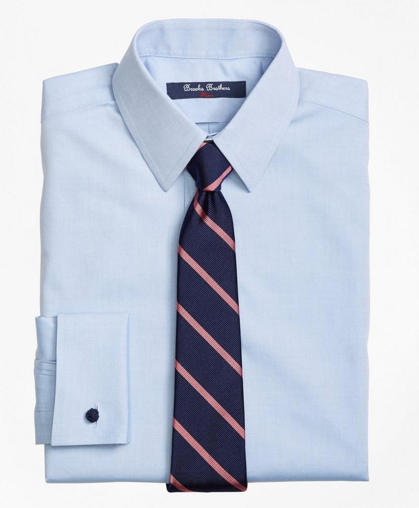 商品Brooks Brothers|Boys Non-Iron Supima® Pinpoint Cotton French Cuff Dress Shirt,价格¥438,第1张图片