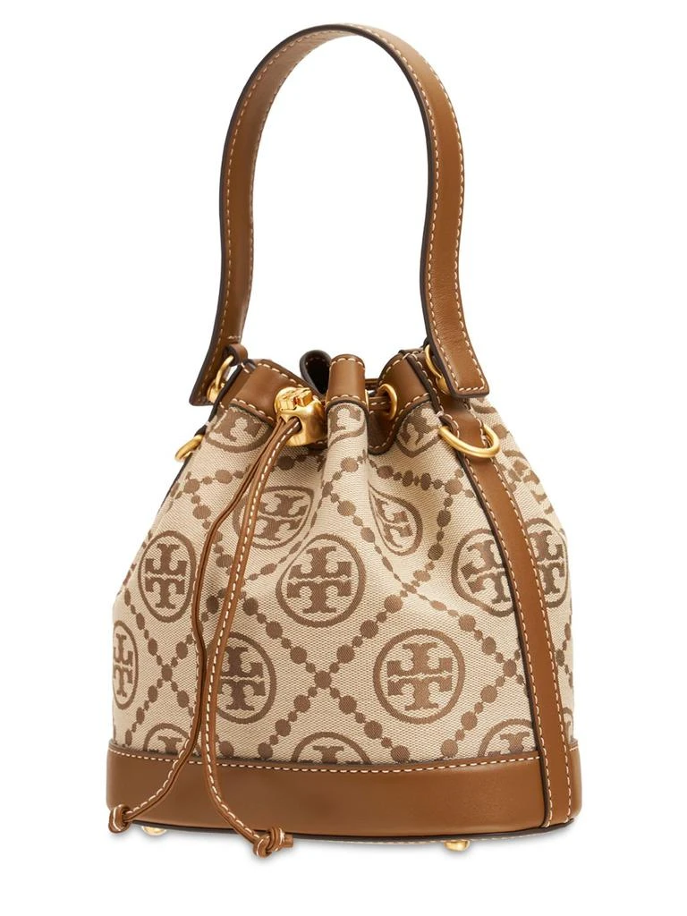 商品Tory Burch|Logo Monogram Jacquard Bucket Bag,价格¥5341,第3张图片详细描述