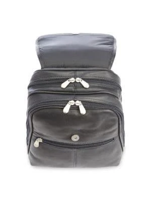 商品ROYCE New York|Travel Leather Laptop Backpack,价格¥1339,第3张图片详细描述