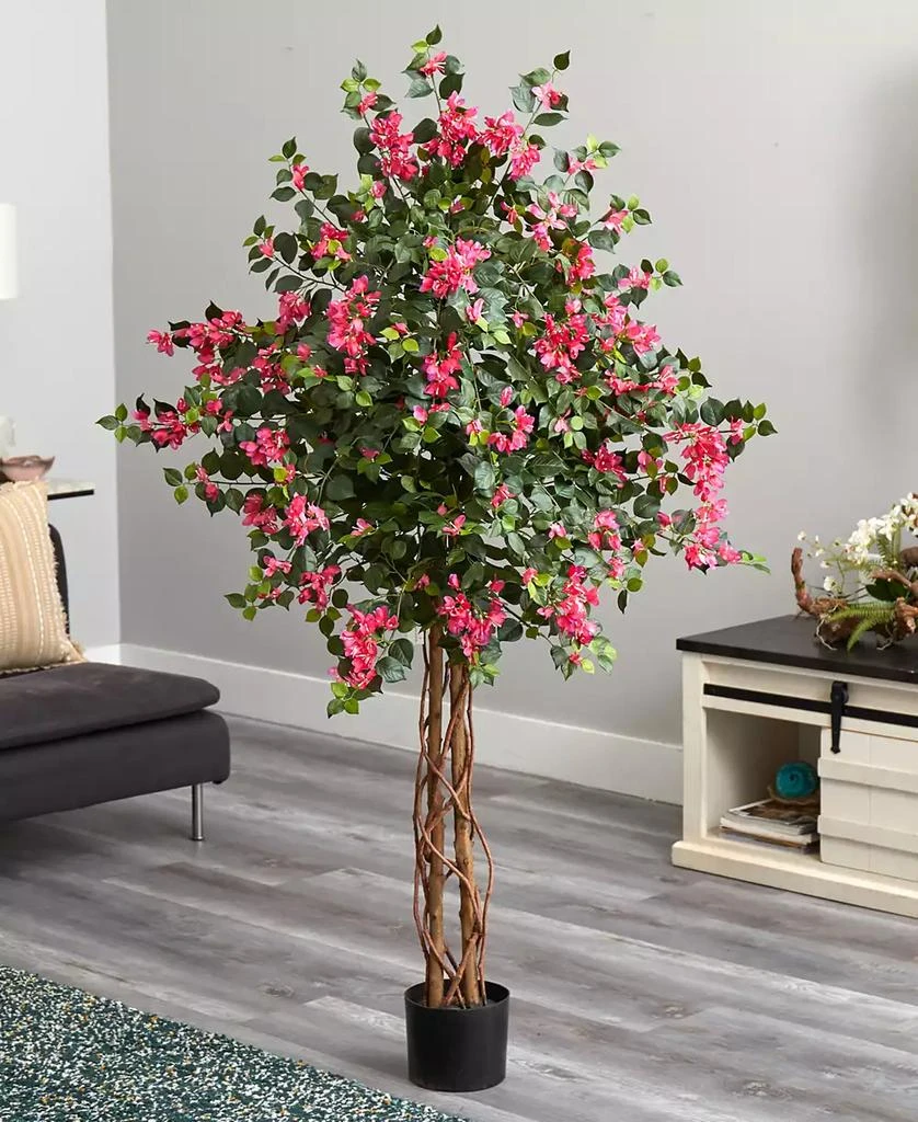 商品NEARLY NATURAL|5.5' Bougainvillea Artificial Tree,价格¥1231,第2张图片详细描述