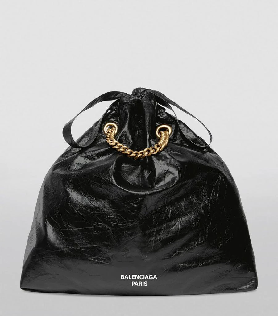 商品Balenciaga|Medium Leather Crush Tote Bag,价格¥21182,第2张图片详细描述