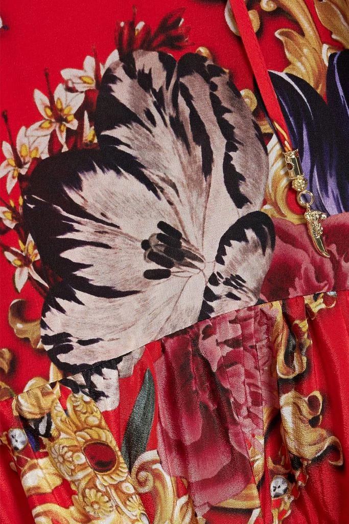 商品Camilla|Crystal-embellished printed silk-crepe mini dress,价格¥1567,第4张图片详细描述