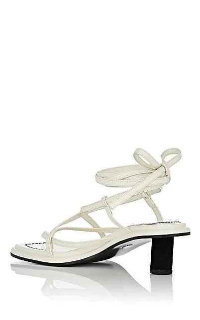 商品Proenza Schouler|Leather Ankle-Tie Sandals,价格¥1734,第3张图片详细描述