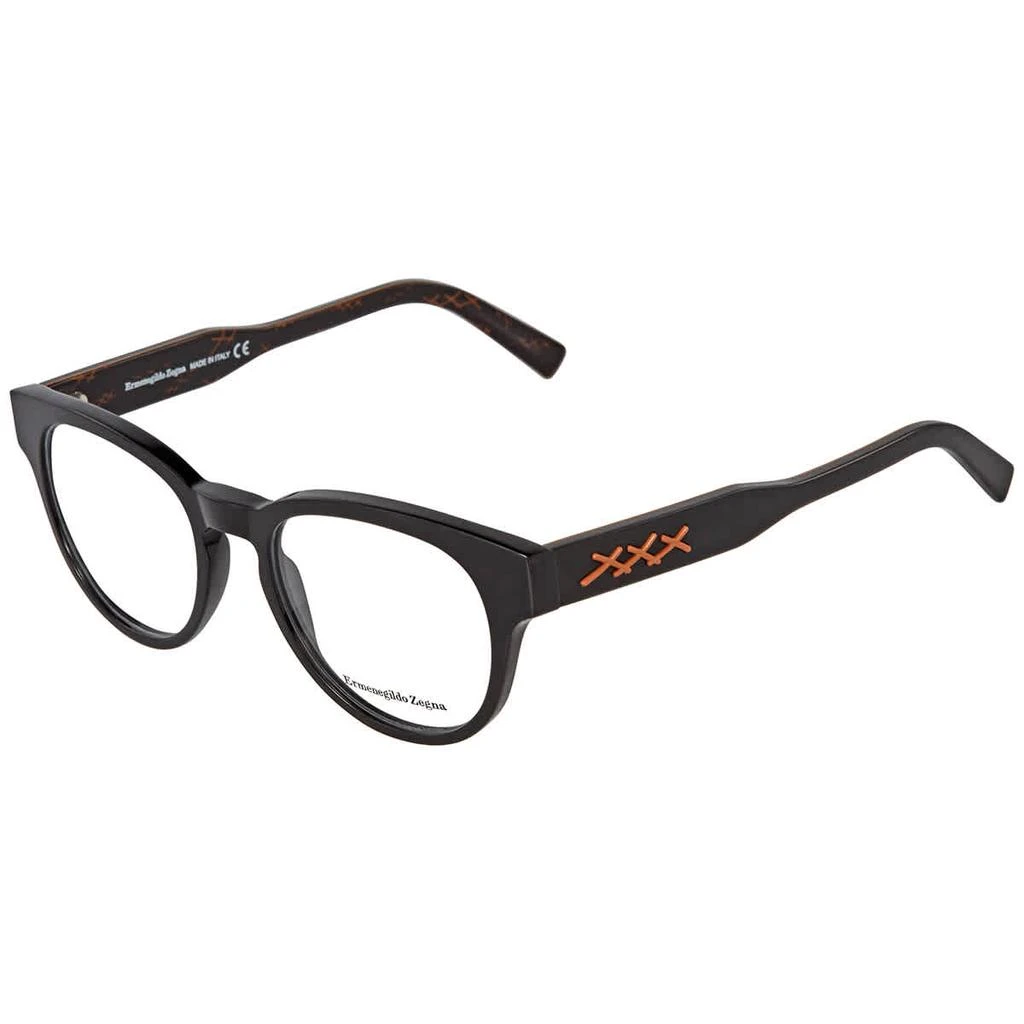 商品Zegna|Demo Oval Men's Eyeglasses EZ5174 001 52,价格¥526,第2张图片详细描述
