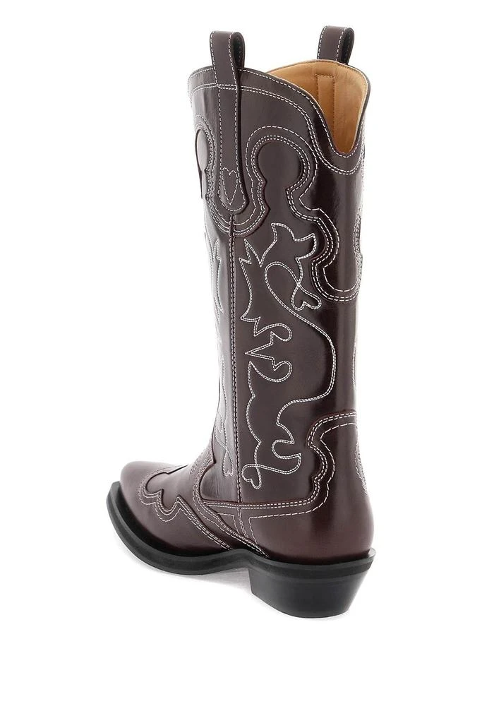 商品Ganni|Embroidered western boots,价格¥2569,第2张图片详细描述