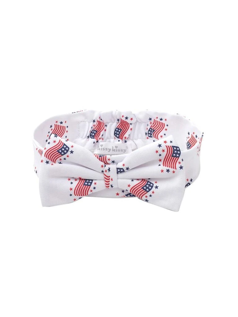 商品Kissy Kissy|Baby Girl's Flag Printed Cotton Headband,价格¥109,第1张图片