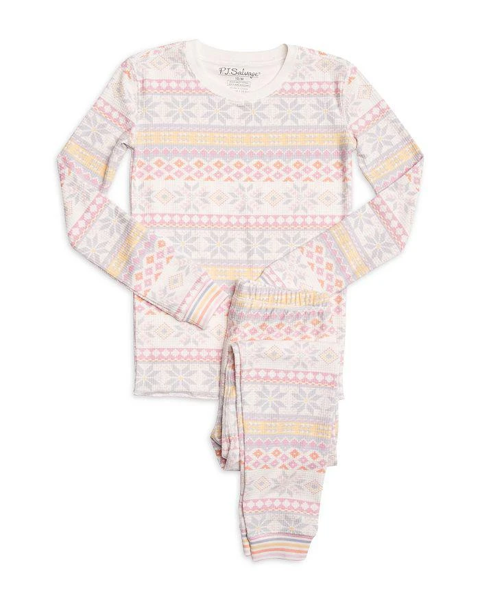 商品PJ Salvage|Girls' 2-Pc. Snug Fit Pajama Set - Little Kid, Big Kid,价格¥182,第1张图片