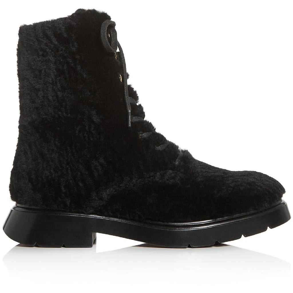 商品Stuart Weitzman|Stuart Weitzman Womens McKenzee Leather Lace Up Combat Boots,价格¥904,第3张图片详细描述