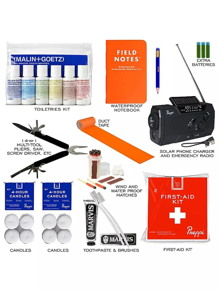 商品Preppi|The Prepster 2-Person 3-Day Emergency Kit,价格¥3704,第4张图片详细描述