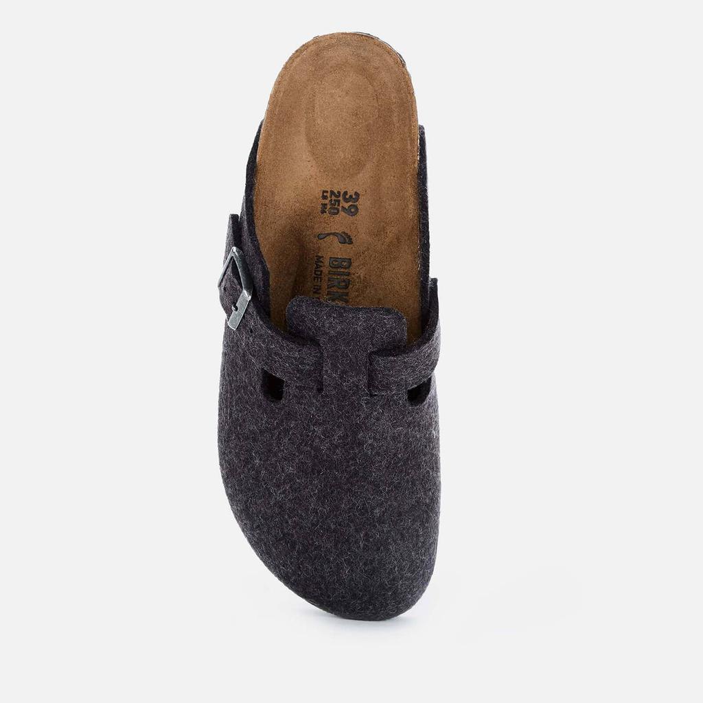 Birkenstock Women's Boston Felt Mules - Anthracite商品第3张图片规格展示