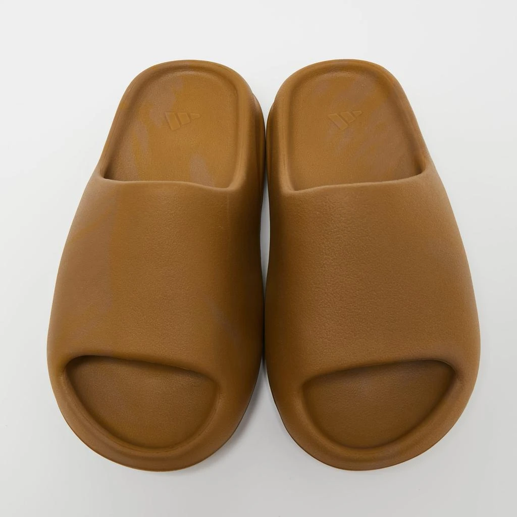 商品YEEZY|Yeezy x Adidas Brown Rubber Ochre Slides Size 37,价格¥1168,第3张图片详细描述