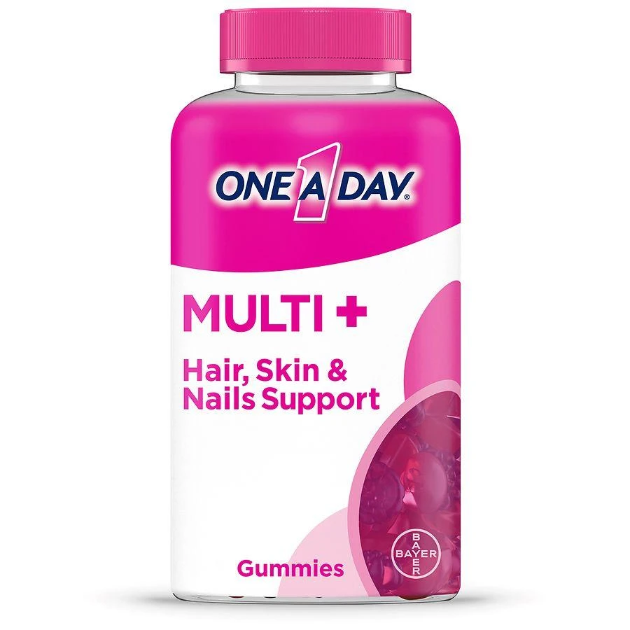 商品One A Day|MultiPlus Hair, Skin & Nails Support Multivitamin Fruit,价格¥193,第1张图片