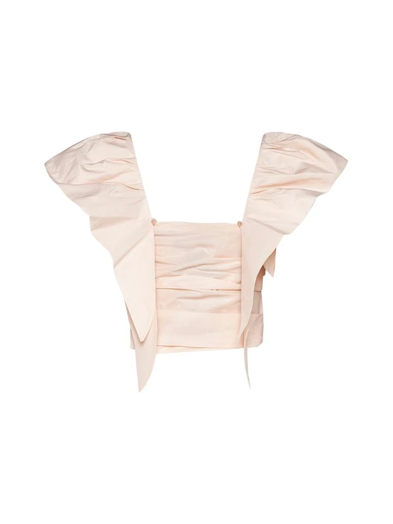 商品PINKO|Pinko Ruched Cropped Top,价格¥1346,第2张图片详细描述