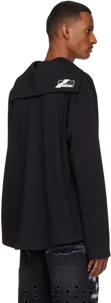 商品We11done|Black Cotton Henley,价格¥1806,第3张图片详细描述
