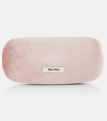 商品Miu Miu|Logo椭圆眼镜,价格¥3080,第4张图片详细描述