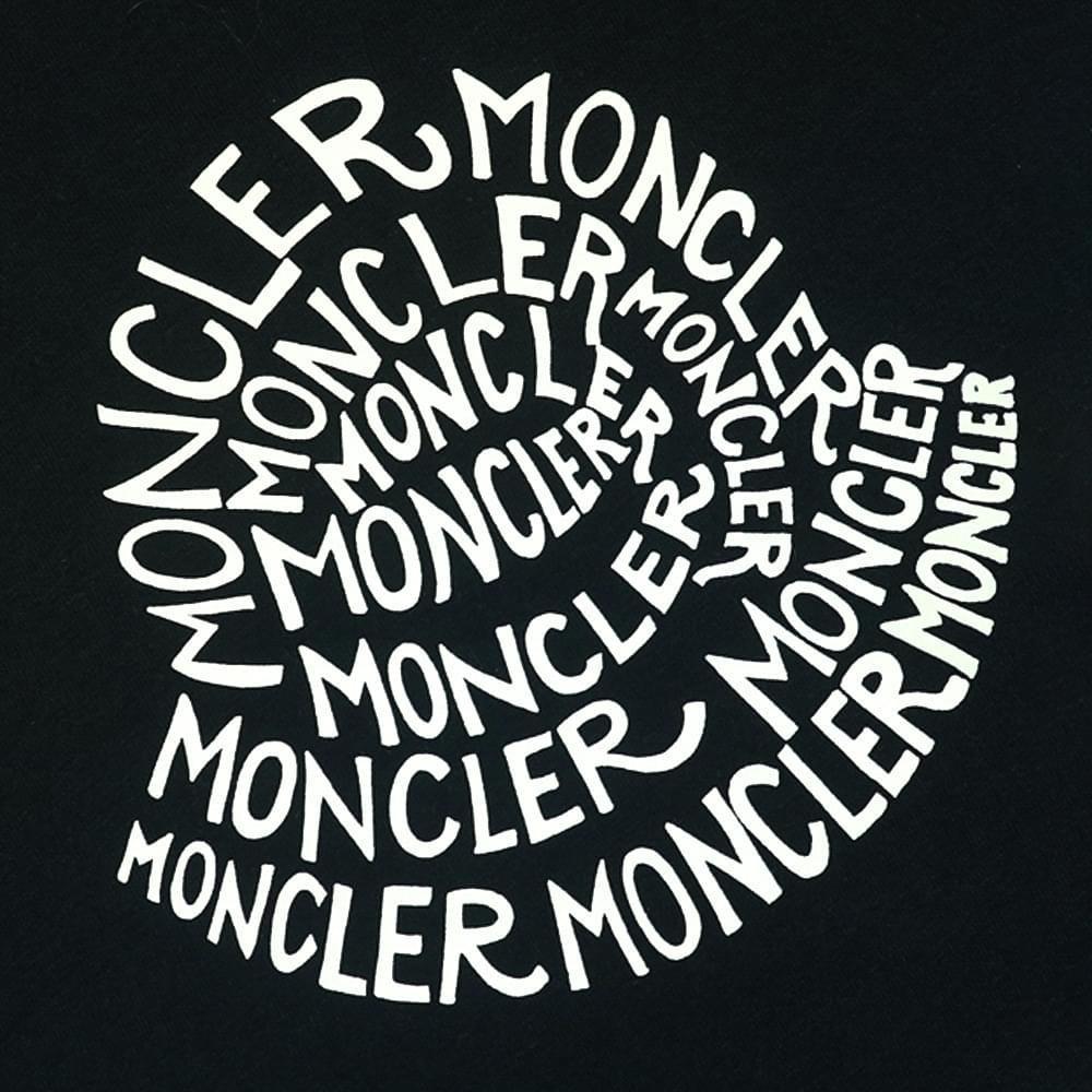 商品Moncler|Logo Print Black T Shirt,价格¥890-¥1069,第5张图片详细描述