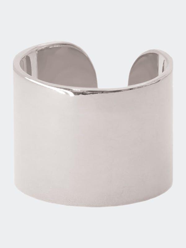 商品Miphologia Jewelry|Cigar Band Ring Sterling Silver Sterling Silver (Grey),价格¥381,第1张图片