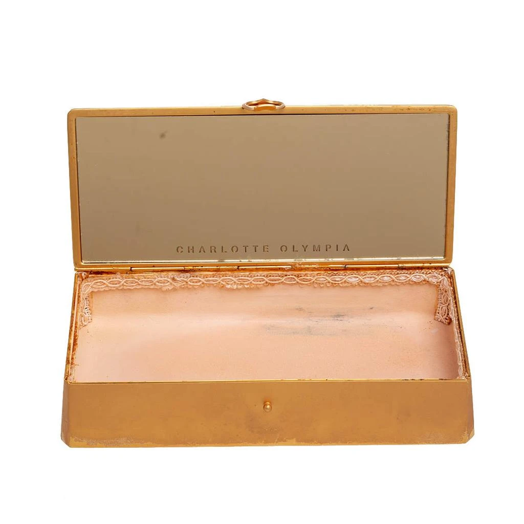 商品[二手商品] Charlotte Olympia|Charlotte Olympia Gold Metal Clutch,价格¥3140,第2张图片详细描述