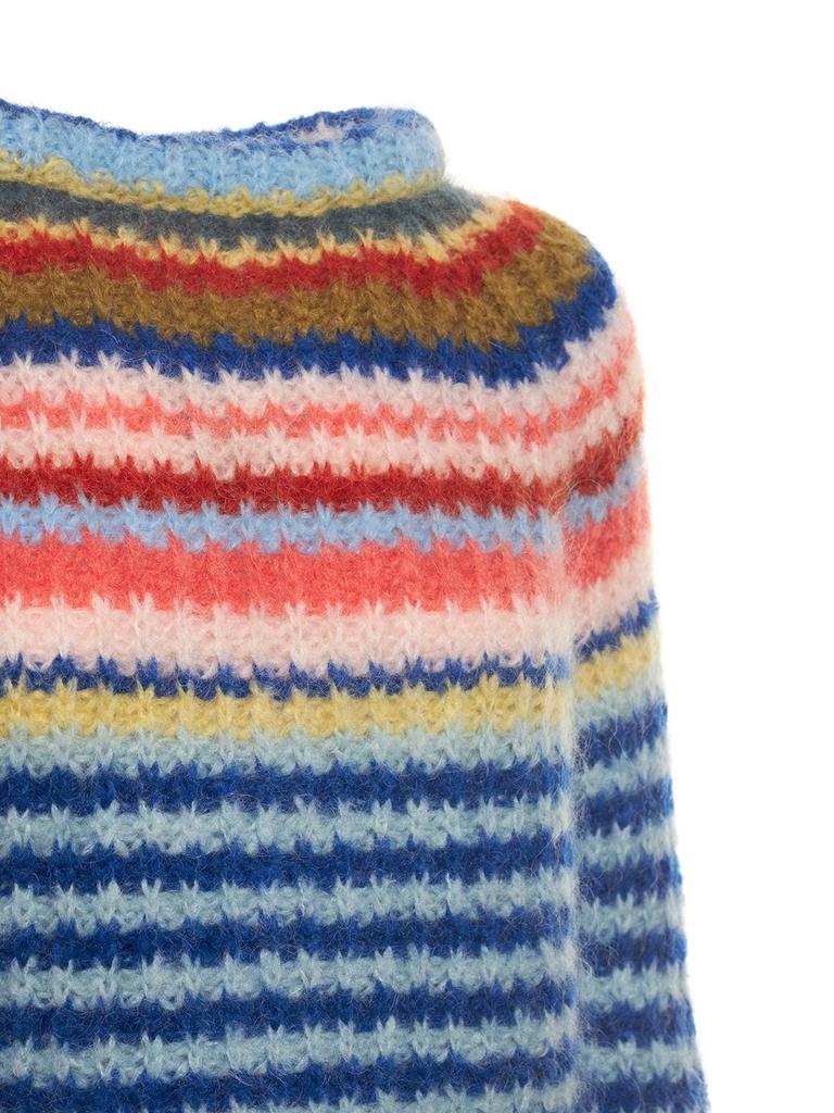 Janzir Striped Mohair Blend Knit Sweater商品第3张图片规格展示