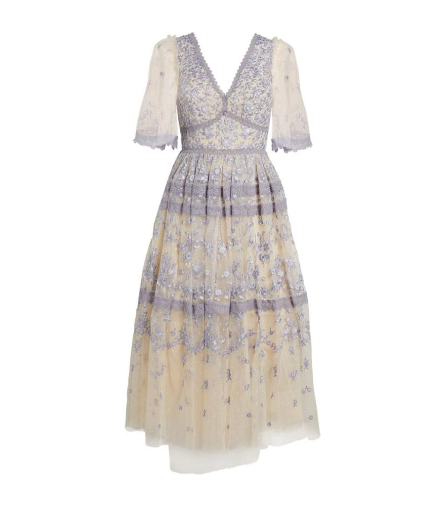 商品Needle & Thread|Sweetheart Lace Midi Dress,价格¥2612,第1张图片