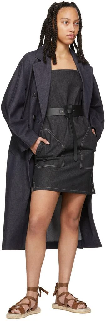 商品Max Mara|Blue Denim Bacco Icon Coat,价格¥4701,第4张图片详细描述