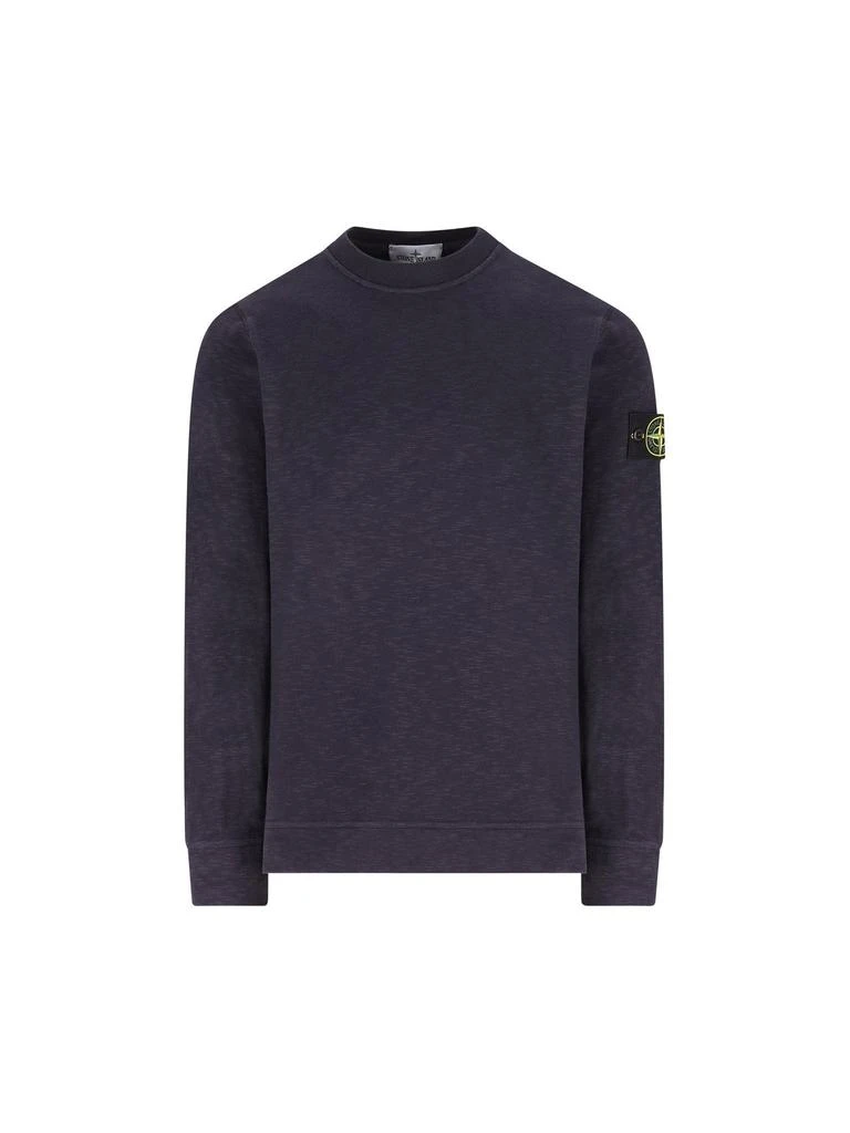 商品Stone Island|Stone Island Logo Patch Crewneck Jumper,价格¥2485,第1张图片