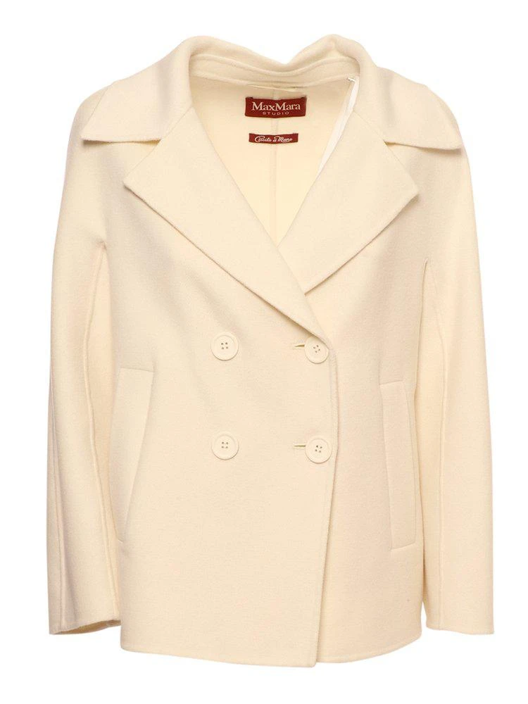 商品Max Mara|Max Mara Studio Double-Breasted Jacket,价格¥2254,第1张图片