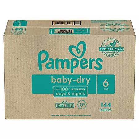 商品Pampers|Pampers Baby Dry Diapers, Sizes 1-6,价格¥464,第2张图片详细描述