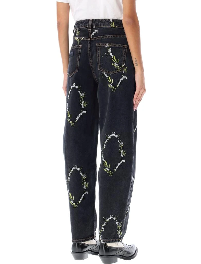 商品Ganni|Ganni Embroidered Denim Pants,价格¥2019,第3张图片详细描述